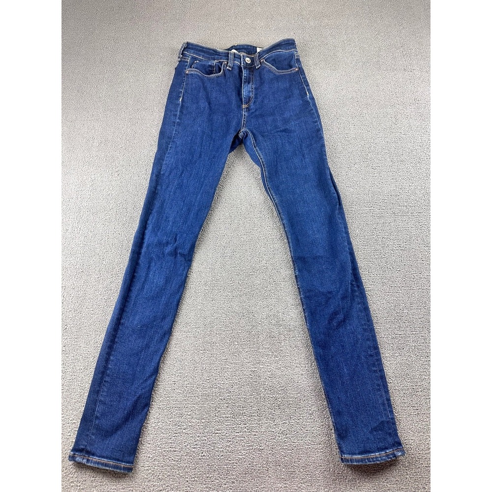 Rag‎ & Bone Jeans Women 25 Blue Nina High-Rise Skinny Denim USA Made Streetwear